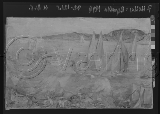 Glassplate og negativ film