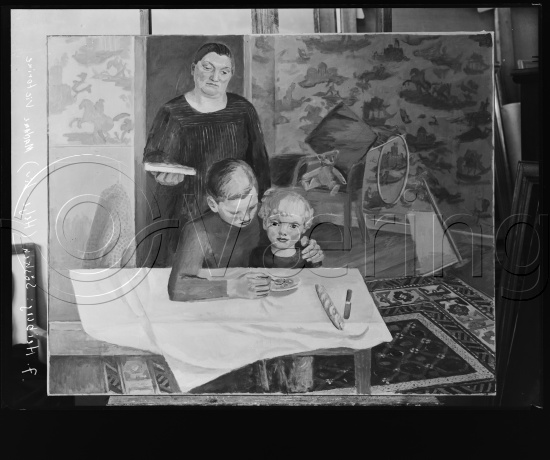 Glassplate og negativ film