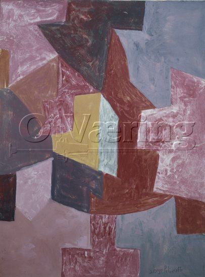 Artist: Serge Poliakoff (1900-1969 ) Russian born/French artist/
Dimensions: 
Photocredit: O.Væring/Artist/
Digital Size: High-res TIFF and JPG/