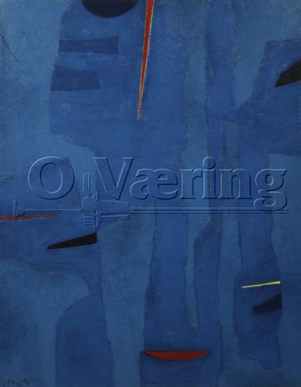 Artist: Gustave Singier (1909-1984) Belgian painter/
Dimensions: 92x73 cm/
Photocredit: O.Væring/Artist/
Digital Size: High-res TIFF and JPG/