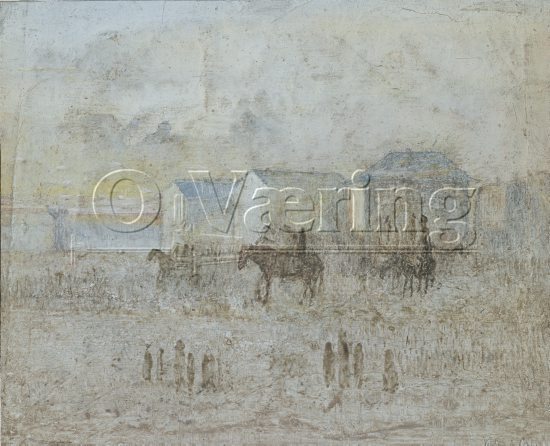 Lars Hertervig (1830-1902), 
Size: 18.5x22.4 cm
Location: Private
Photo: O.Vaering