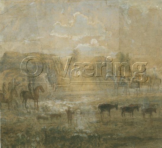 Lars Hertervig (1830-1902), 
Size: 28.5x31 cm
Location: Museum
Photo: O.Vaering