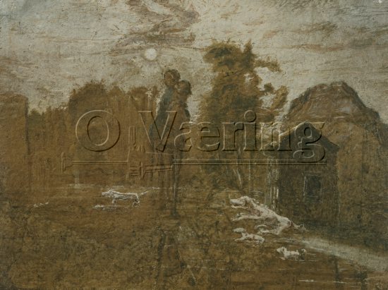 Lars Hertervig (1830-1902), 
Size: 18.5x24.5 cm ( Akvarell)
Location: Private
Photo: O.Vaering