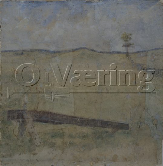 Lars Hertervig (1830-1902), 
Size: 34.5x34.2 cm (Akvarell )
Location: Private
Photo: O.Vaering
