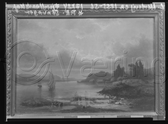 Glassplate og negativ film