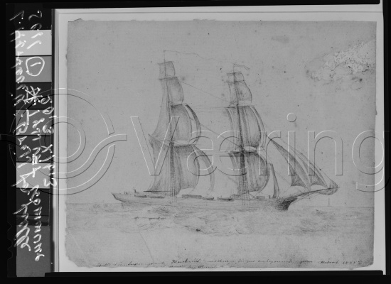 Glassplate og negativ film