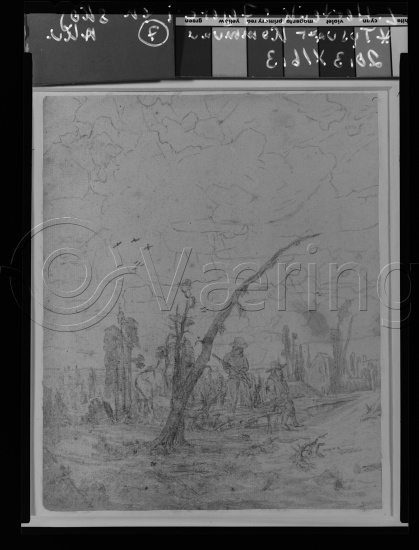 Glassplate og negativ film