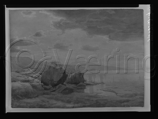 Glassplate og negativ film