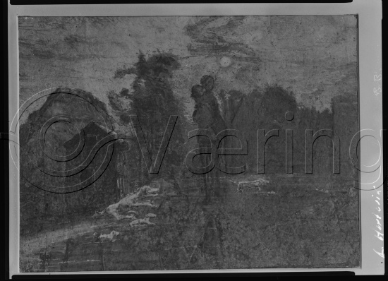 Glassplate og negativ film