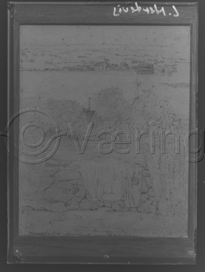 Glassplate og negativ film