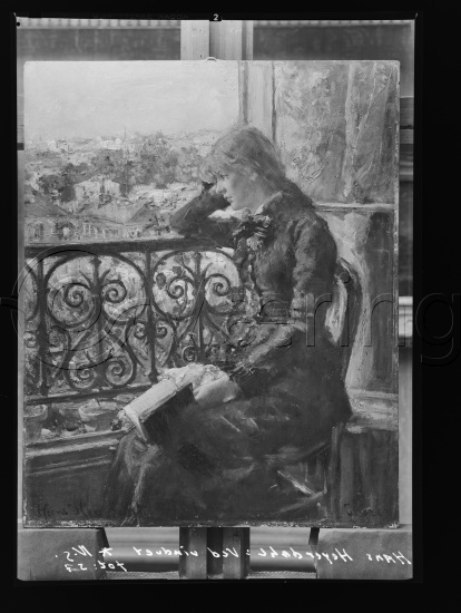 Glassplate og negativ film