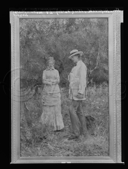 Glassplate og negativ film