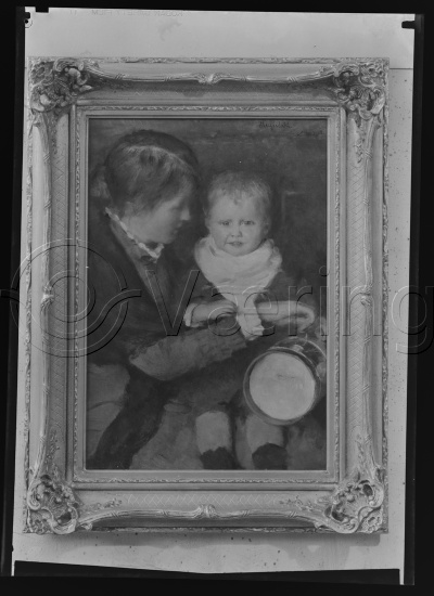 Glassplate negativ og negativ bladfilm