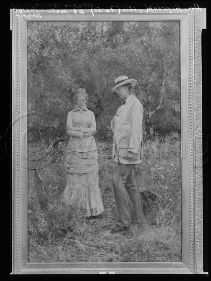 Glassplate negativ og negativ bladfilm