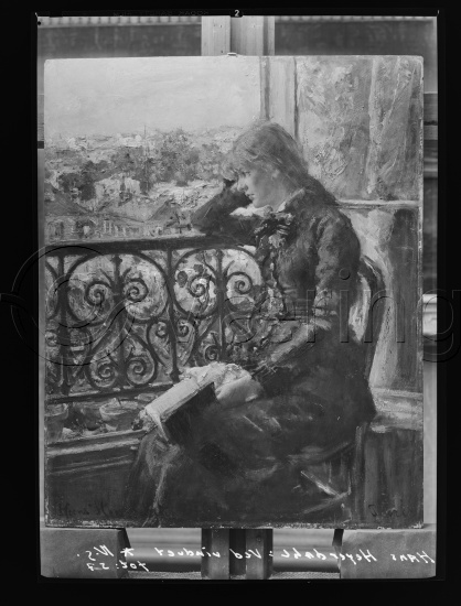 Glassplate negativ og negativ bladfilm