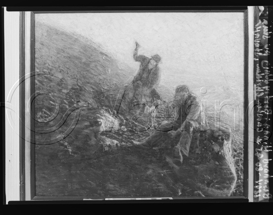 Glassplate og negativ film