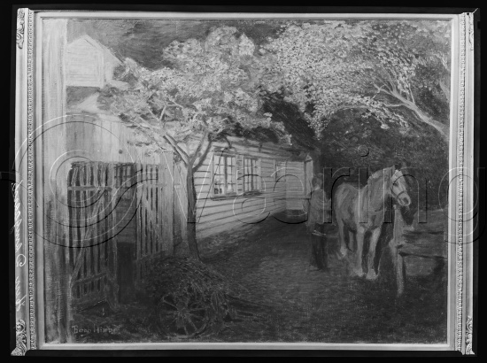 Glassplate og negativ film