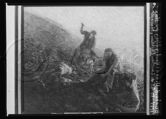 Glassplate og negativ film