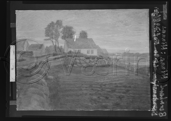 Glassplate og negativ film