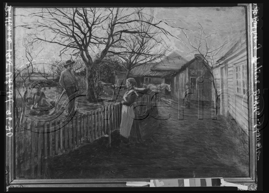 Glassplate og negativ film