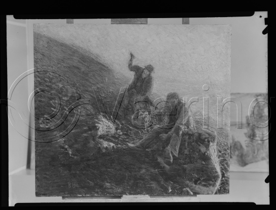 Glassplate og negativ film