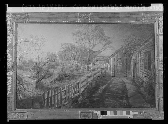 Glassplate og negativ film