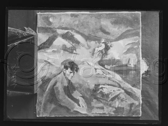 Glassplate og negativ film