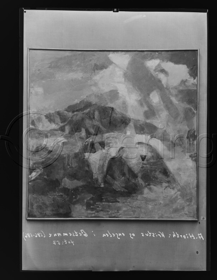 Glassplate og negativ film
