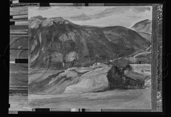 Glassplate og negativ film