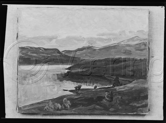 Glassplate og negativ film