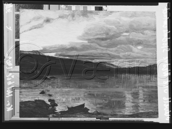 Glassplate og negativ film