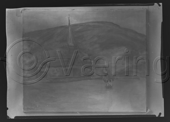 Glassplate og negativ film