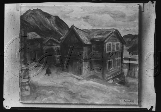Glassplate og negativ film