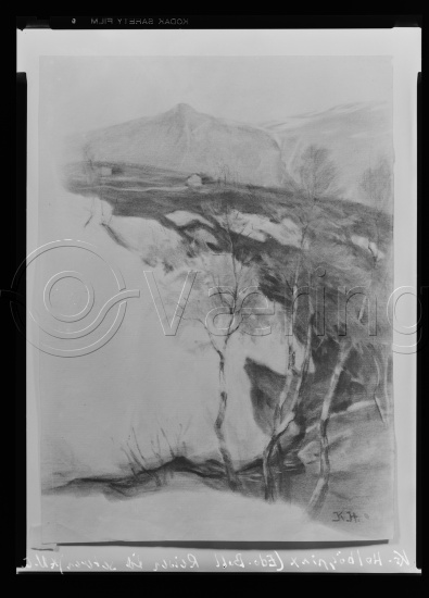 Glassplate og negativ film