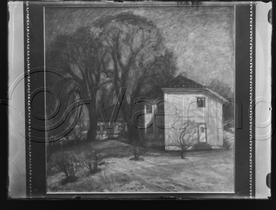 Glassplate og negativ film