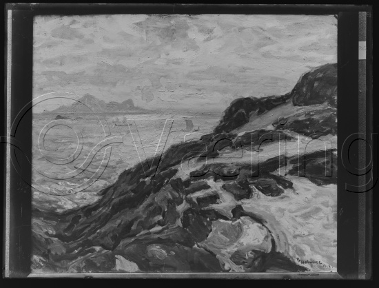 Glassplate og negativ film