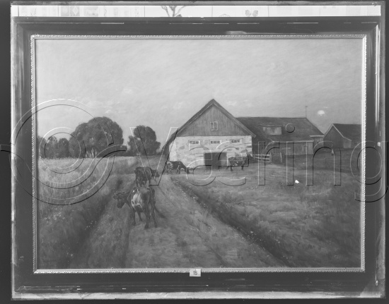 Glassplate og negativ film