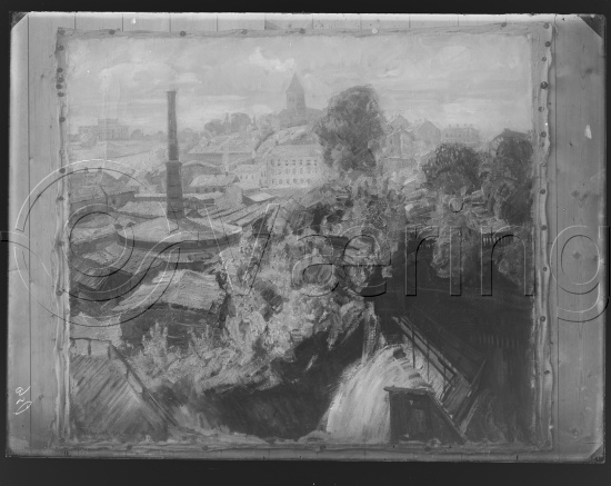 Glassplate og negativ film