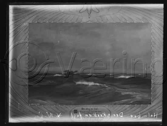 Glassplate og negativ film