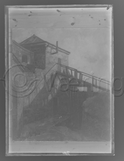 Glassplate og negativ film