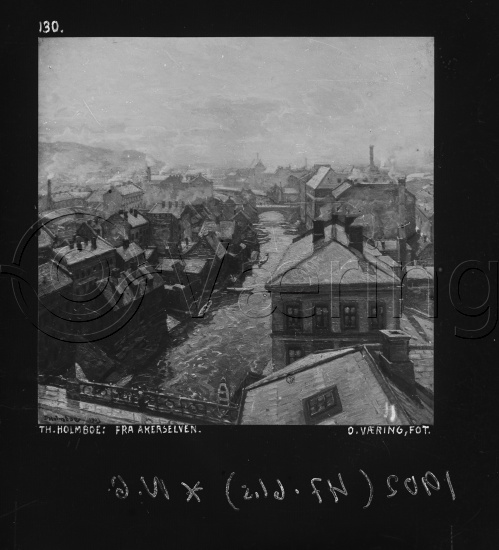 Glassplate og negativ film