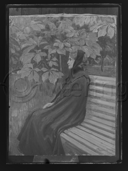 Glassplate og negativ film