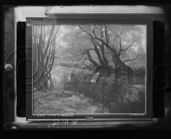 Glassplate og negativ film