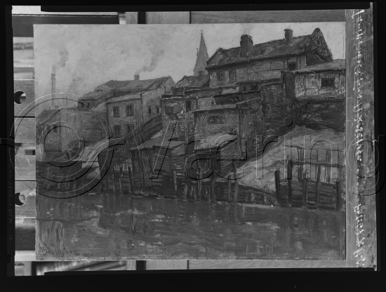 Glassplate og negativ film
