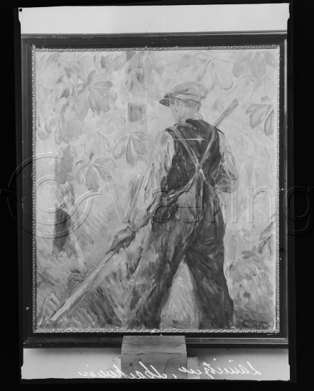 Glassplate og negativ film
