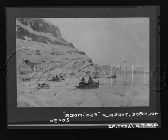 Glassplate og negativ film