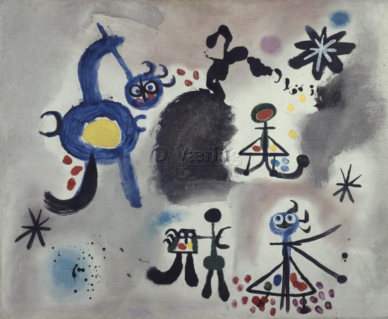 Artist: Joan Miro (1893-1983) Spanish painter/
Dimensions: 80x100 cm/
Photocredit: O.Væring/Artist/
Digital Size: High-res TIFF and JPG/