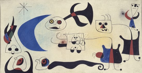 Artist: Joan Miro (1893-1983) Spanish painter/
Dimensions: 34x64 cm/
Photocredit: O.Væring/Artist/
Digital Size: High-res TIFF and JPG/