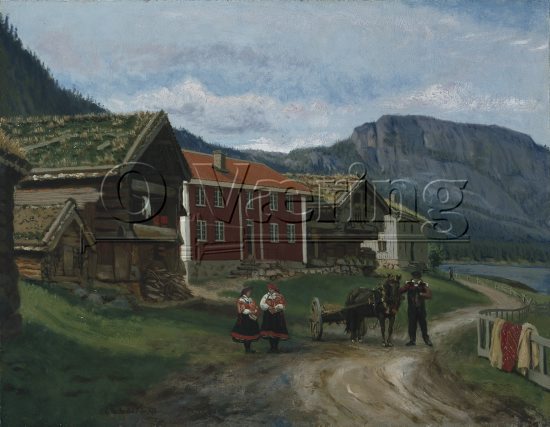 Olaf Isaachsen (1835-1893)
Size: 50x63 cm
Location: Private, 
Photo: O.Væring 