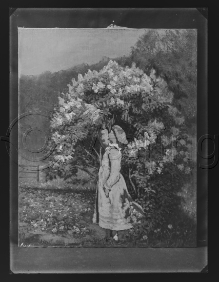 Glassplate og negativ film